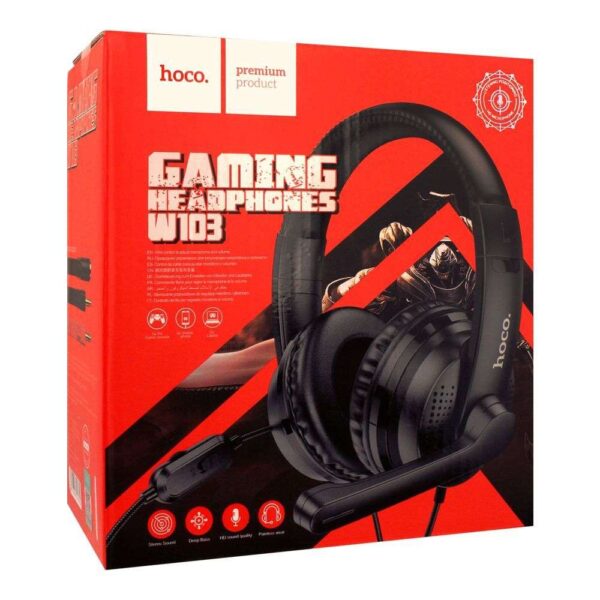 سماعة رأس سلكية HOCO - W103 Casque Gamerسماعة راس للالعابCG - Image 2