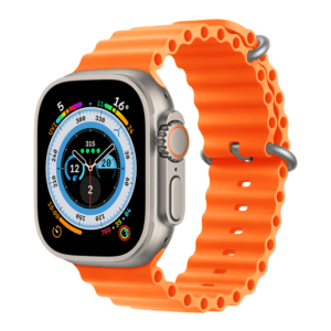 apple watch ocean bracelet orange