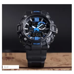 skmei skmei 1529 dual display jam tangan sport cowok analog digital anti air wr 50m original full20 kzkjq1kq