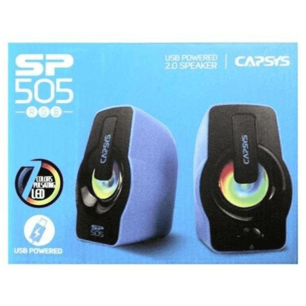 مكبر الصوت CAPSYS SP 505 RGB USB - Image 3