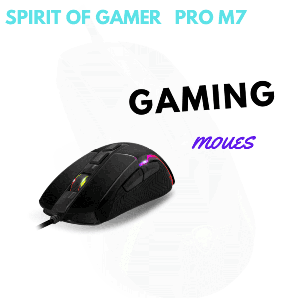 USB RGB 480ديسيبل متوحد الخواصSpirit Of Gamer PRO-M7ماوس العاب