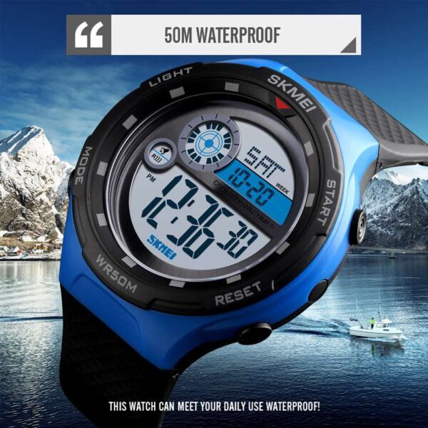 SKMEI Sport Watch Men Digital Watch Fashion Outdoor Waterproof Wristwatches Alarm Clock Watches relogio masculino 1465