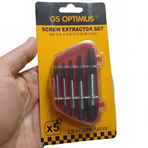 مجموعة لقم لنزع البراغي المكسورة أو التالفة بسهولة (5 أو 6 قطع) - GS Optimus - Image 2