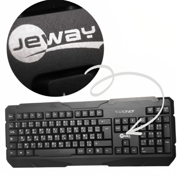 لوحة مفاتيح وماوس JEWAY WK1 لاسلكي 2.4 جيجا هرتز - Image 2