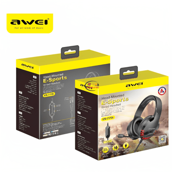 AWEI ES-770I E-SPORTS سماعة الألعاب السلكية - Image 5