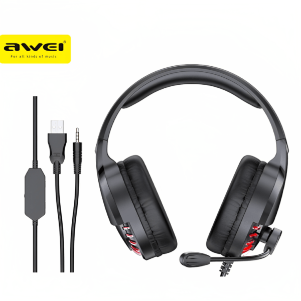 AWEI ES-770I E-SPORTS سماعة الألعاب السلكية - Image 3