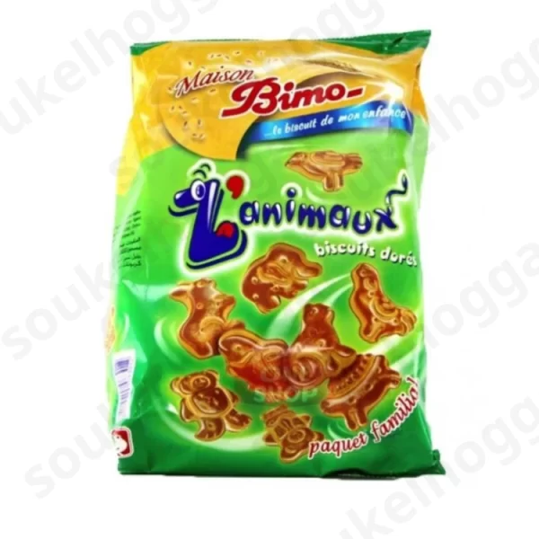 Bimo Maison Zanimaux biscuits dore au lait 300g 2