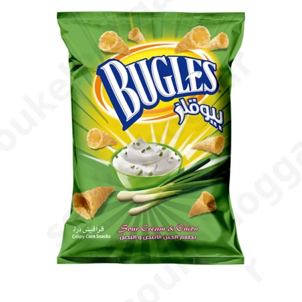 Bugles Chips Sour Cream Et Onion 120g