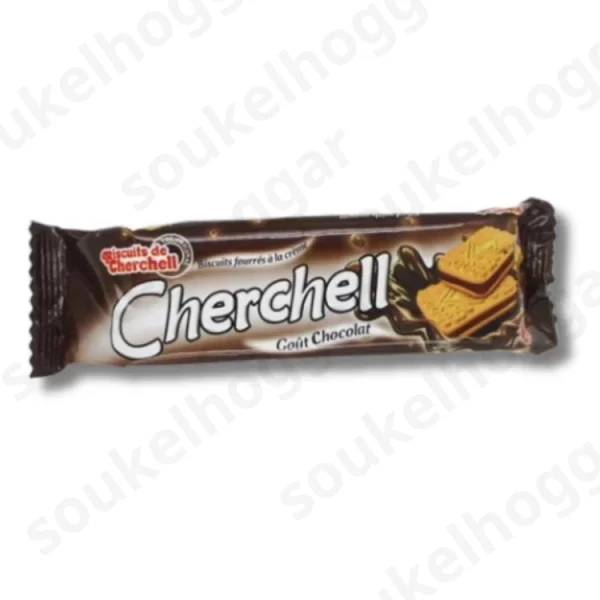 Cherchell Biscuit Fourée gout Chocolat 85gبسكويت