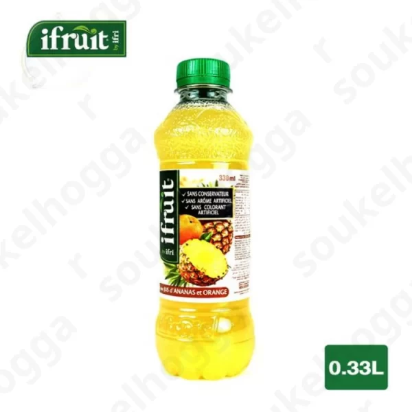 Pack 12 Bouteilles IFRUIT 0.33L ORANGE ANNANAS