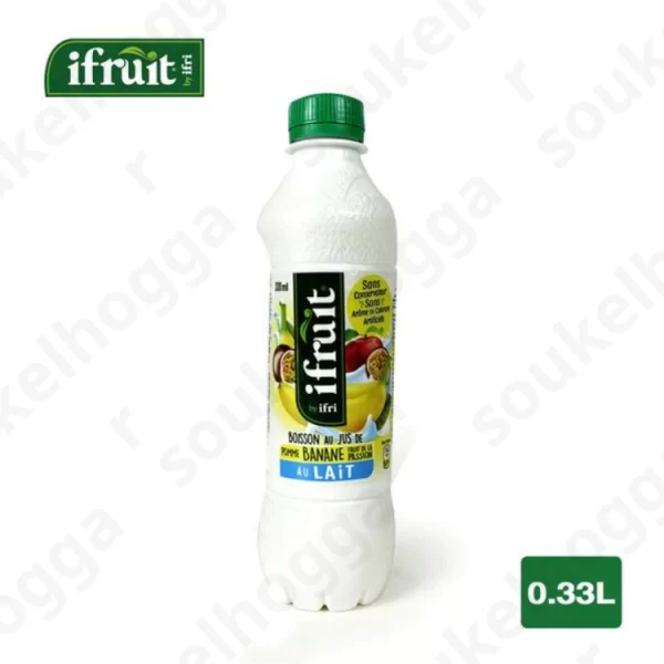 Pack 12 Bouteilles IFRUIT BANANE AU LAIT 0.33 L