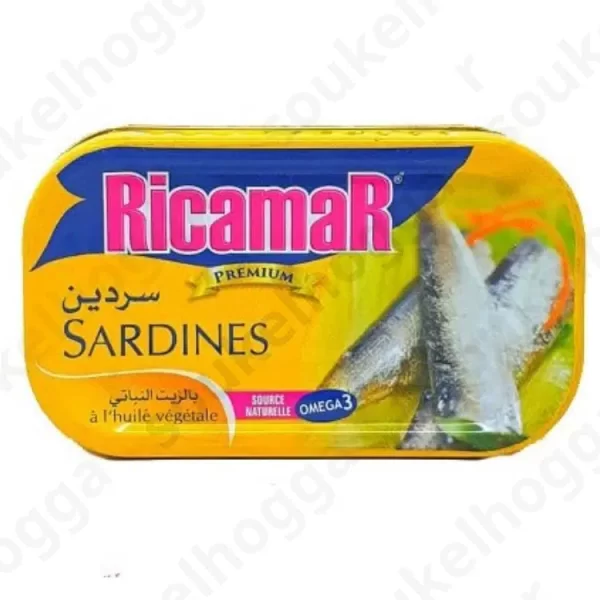 Ricamar Sardines à l’huile végétale 115gسردين