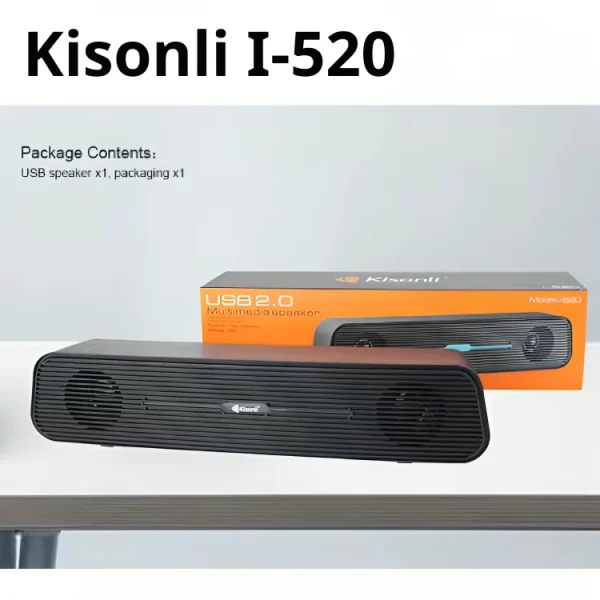 Kisonli I-520 سماعة ktv الاحترافية 1.5 بوصة سماعات احترافية عالية مكبر صوت