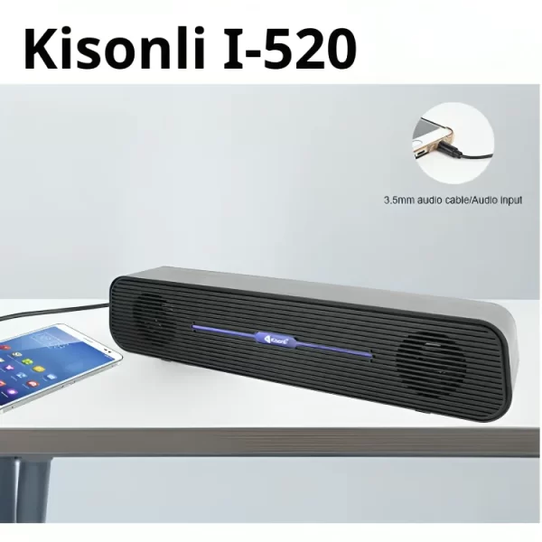 Kisonli I-520 سماعة ktv الاحترافية 1.5 بوصة سماعات احترافية عالية مكبر صوت - Image 3