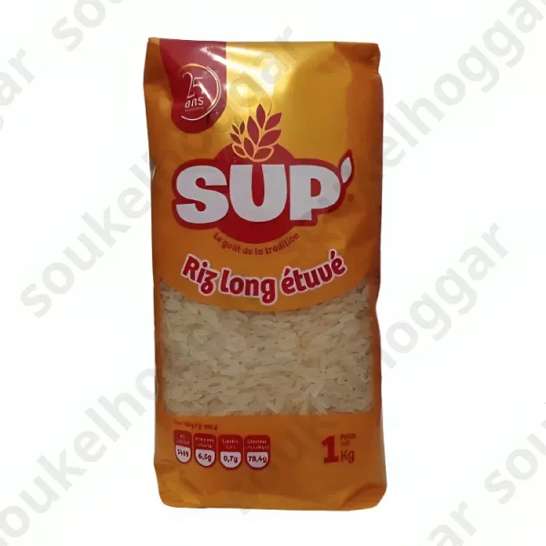 ارز طويل مفور sup riz long 1 كغ 185دج