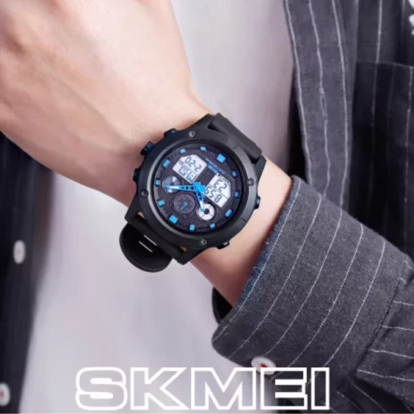 ساعة SKMEI 1514 الرقمية التناظرية - تصميم رياضي متين مع ميزات متعددة! - Image 4